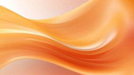 Orange shape bright modern abstraction background curve line illustration wave light design