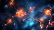 © Jonatas - Concept art of neurons performing synapses Generative AI