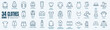 © stockgood - clothes and cloth elements - minimal thin line web icon set. Outline editable icons collection. Simple vector illustration.