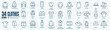 © stockgood - clothes and cloth elements - minimal thin line web icon set. Outline editable icons collection. Simple vector illustration.