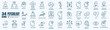 © stockgood - Psychology elements - minimal thin line web icon set. Outline editable icons collection. Simple vector illustration.