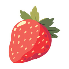 Sticker - strawberry fresh fruit icon