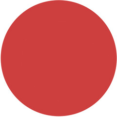 Digital png illustration of red circle on transparent background