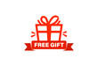 free gift symbol. vector eps 10