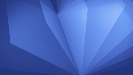 Poster - Bright blue abstract geometric motion design. Seamless looping. Video animation Ultra HD 4K 3840x2160
