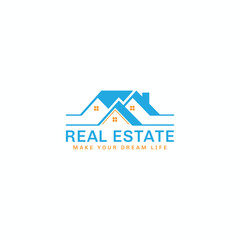 Wall Mural - modern real estate business logo vector design