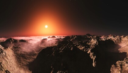 Wall Mural - mars, hdri, environment map , round panorama, spherical panorama, equidistant projection, 360 high r