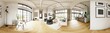360 panorama of the living interior.