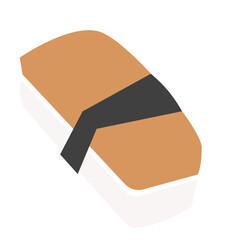 Sticker - Tamago sushi flat illustration