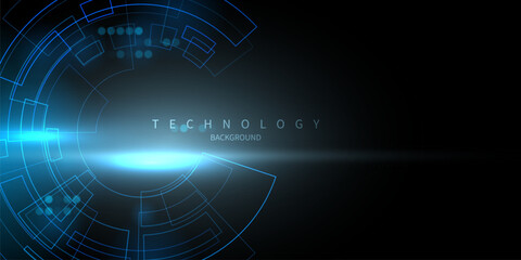 Abstract technology background, modern design vector illustration