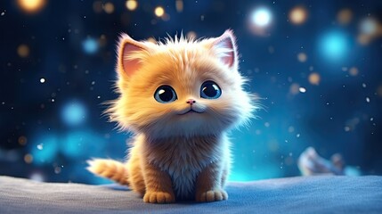 Poster - cute little kitten