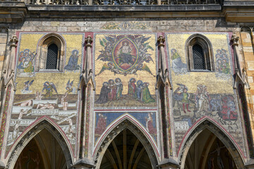 Wall Mural - Saint Vito cathedral at Prague on Czech Republic