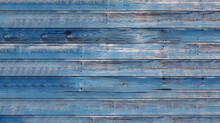 Blue Wooden Planks Background. Wooden Texture. Blue Wood Texture. Wood Plank Background. Generative Ai