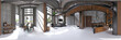 360 panorama of the living interior.