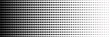 © Chanon - Side Arrows Design Elements Gradient Half Color Background. Horizontal seamless arrow pattern. Faded gradient black and white half tone background. Vector illustration.