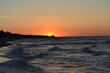 Bilder am Strand und Sonnenuntergang