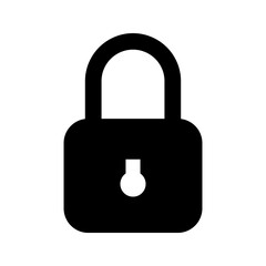 Poster - padlock vector icon on transparent background