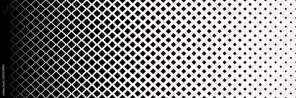 Horizontal black square on white for pattern and background.Gradient ...