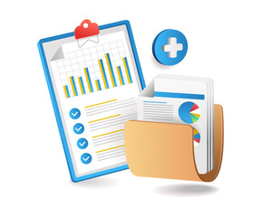 Aufkleber - Management analyst data folder