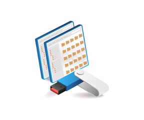 Poster - Portable computer data storage