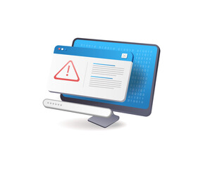 Poster - Hacker malware attack warning