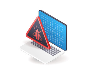 Poster - Computer system security hacker malware virus