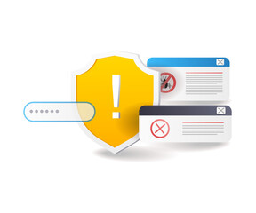 Poster - Data security warning window