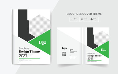 Sticker - Brochure template layout design. Corporate business annual report, catalog, magazine, flyer mock-up. Creative modern concept fully editable text and vector