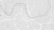 © Kostiantyn - Background Nashville map, United States, white and light grey city poster. Vector map with roads and water. Widescreen proportion, flat design roadmap.