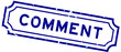 © bankrx - Grunge blue comment word rubber seal stamp on white background