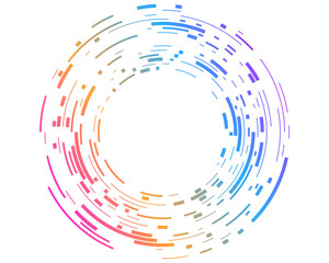 Fototapete - abstract background with circles