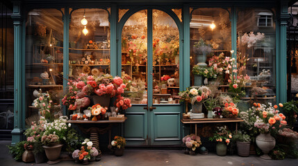 shop window in old town 