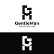 Letter Monogram G M GM MG in Minimal Bold Style for General Fashion Clothing Store Apparel Finance Sports Fitness Logo Design Template