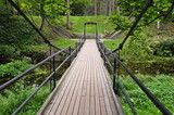 Fototapeta Dziecięca - wooden bridge in the forest