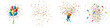 © DigitalParadise - Birthday Confetti clipart collection, vector, icons isolated on transparent background