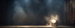 © @uniturehd - theater spot light with smoke against grunge wall