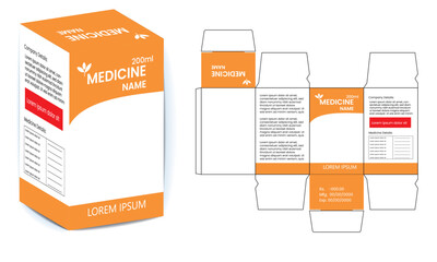 Package Design. Packaging template for product vector design illustration. Box design,