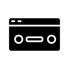 Sticker - Hipster Retro Tape Icon