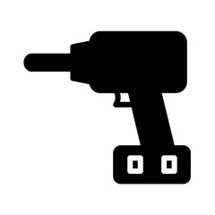 Canvas Print -  Carpenter Drill Tool Icon