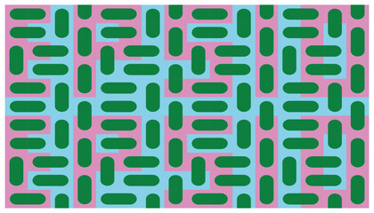 Poster - Seamless repeatable abstract pattern background. Perfect for fashion, textile design, cute themed fabric, on wall paper, wrapping paper, fabrics and home decor.