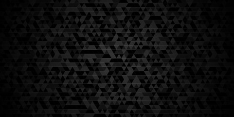 Seamless abstract black and white background. Abstract geometric pattern gray and black Polygon Mosaic triangle Background, business and corporate background.	
