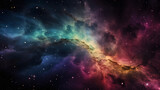Fototapeta Kosmos - 星雲銀河の背景 No.010  The Background of the Nebula Galaxy Generative AI