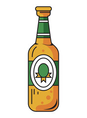 Sticker - beer bottle icon