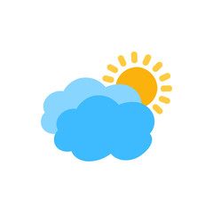 weather icon set sun rain thunderstorm dew wind snow cloud night sky for forecast