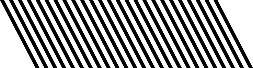 Poster - digital png illustration of rows of slanted black lines on transparent background