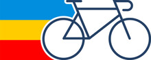 Simple Bicycle With Three Color Flag