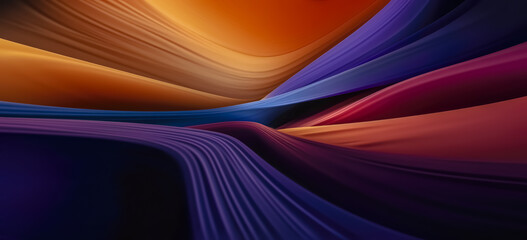 Wall Mural - abstract waves background