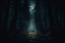 A Spooky Journey Through A Haunted Forest