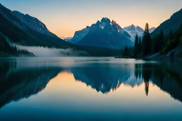  sunrise over the lake