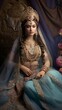 © Lumos Maxima - Indian young beautiful woman and dress Sari or Saree inspired by the timeless elegance